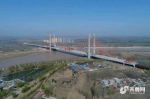 济齐黄河公路大桥今日合龙 预计今年7月份开放通车 - 东营网