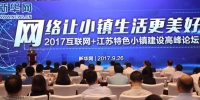 2017互联网+江苏特色小镇建设高峰论坛在南京开幕 - 中国山东网
