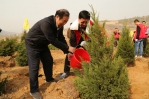 省政府办公厅志愿服务队参加义务植树活动 - 林业厅