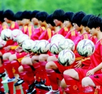 临沂郯城一学校女子足球队踢进世界锦标赛 - 半岛网