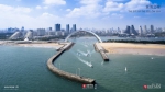 国内首座全钢架玻璃拱桥"黄海之眼"日照开建 - 半岛网