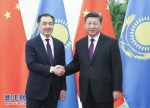 习近平会见哈萨克斯坦总理萨金塔耶夫 - 中国山东网