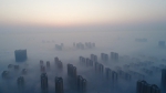泉城现平流雾奇观 大雾约10层楼高 - 济南新闻网