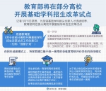 教育部将在部分高校开展基础学科招生改革试点 - 中国山东网