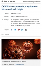 漏洞百出!美科学家驳斥“新冠病毒源于实验室” - 中国山东网