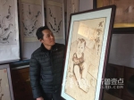 扔下"屠刀"握画笔 胶州五旬杀猪匠圆梦当画家 - 半岛网