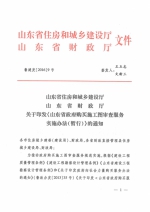 山东省住房和城乡建设厅 山东省财政厅关于印发《山东省政府购买施工图审查服务实施办法(暂行)》的通知 - 建设厅