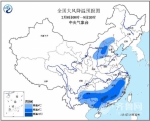 2月8日08时至9日20时过程降温预报图 - 水母网