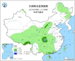 全国降水量预报图(5月10日08时-11日08时) - 中国山东网